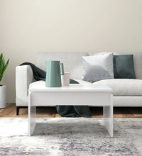 Couchtisch Weiß 68x50x38 cm Holzwerkstoff