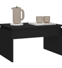 Couchtisch Schwarz 68x50x38 cm Holzwerkstoff