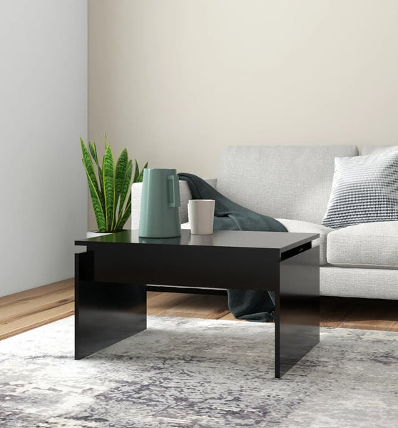 Couchtisch Schwarz 68x50x38 cm Holzwerkstoff