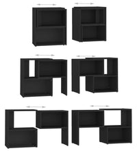 TV-Schrank Schwarz 104x30x52cm Holzwerkstoff