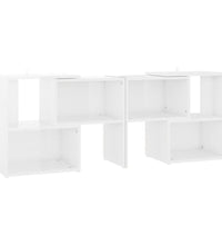 TV-Schrank Hochglanz-Weiß 104x30x52cm Holzwerkstoff