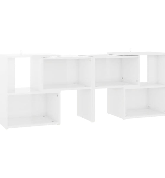 TV-Schrank Hochglanz-Weiß 104x30x52cm Holzwerkstoff