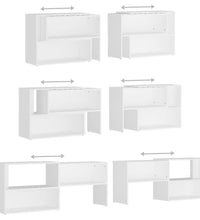 TV-Schrank Weiß 149x30x52 cm Holzwerkstoff