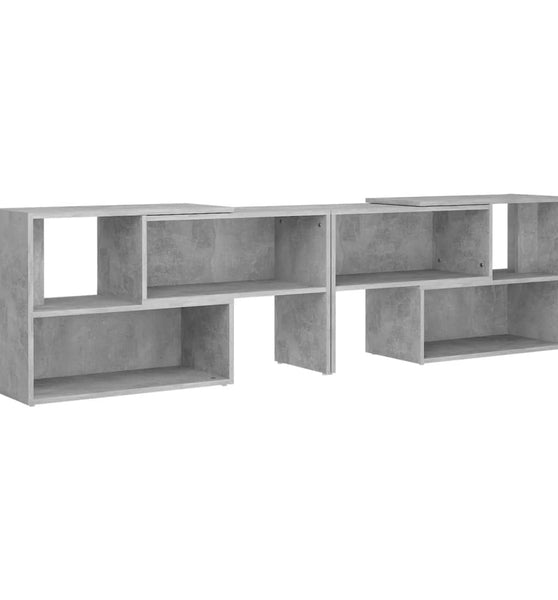 TV-Schrank Betongrau 149x30x52 cm Holzwerkstoff