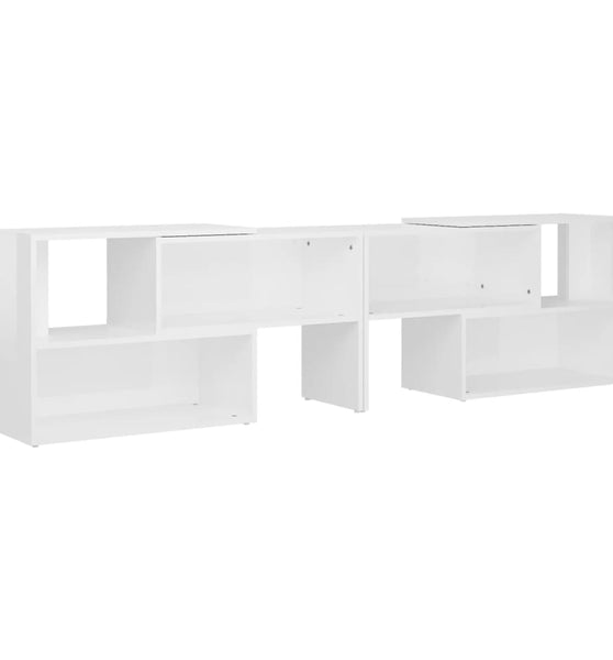 TV-Schrank Hochglanz-Weiß 149x30x52 cm Holzwerkstoff