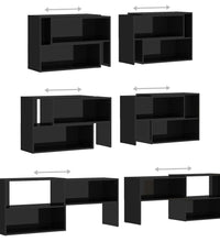 TV-Schrank Hochglanz-Schwarz 149x30x52 cm Holzwerkstoff