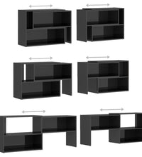 TV-Schrank Hochglanz-Grau 149x30x52 cm Holzwerkstoff