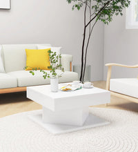 Couchtisch Weiß 57x57x30 cm Holzwerkstoff