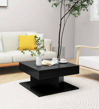 Couchtisch Schwarz 57x57x30 cm Holzwerkstoff