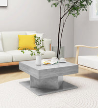 Couchtisch Betongrau 57x57x30 cm Holzwerkstoff