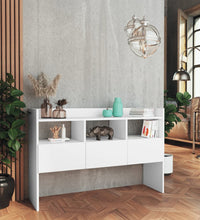 Sideboard Weiß 105x30x70 cm Holzwerkstoff