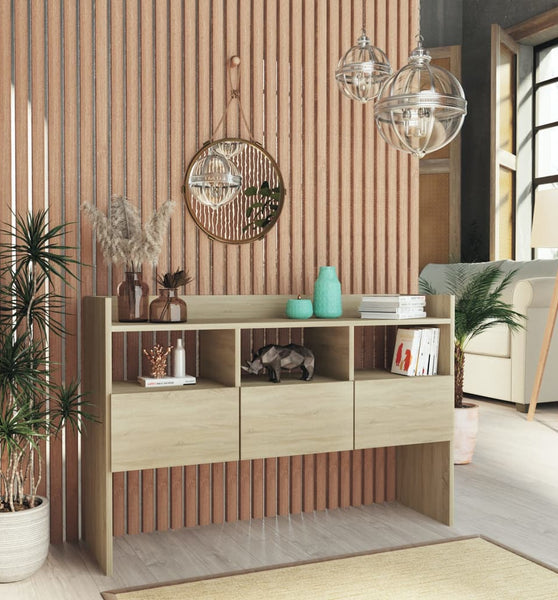 Sideboard Sonoma-Eiche 105x30x70 cm Holzwerkstoff