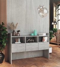 Sideboard Betongrau 105x30x70 cm Holzwerkstoff