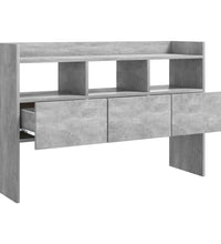 Sideboard Betongrau 105x30x70 cm Holzwerkstoff