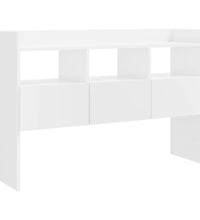 Sideboard Hochglanz-Weiß 105x30x70 cm Holzwerkstoff