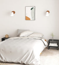 Nachttische 2 Stk. Grau 40x30,5x40 cm Massivholz Kiefer