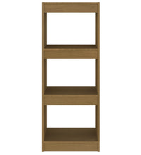 Bücherregal/Raumteiler Honigbraun 40x30x103,5 Massivholz Kiefer