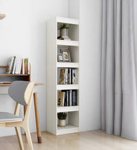 Bücherregal/Raumteiler Weiß 40x30x167,5 cm Massivholz Kiefer