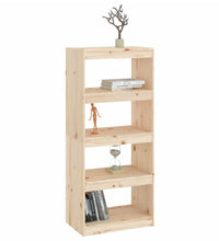 Bücherregal/Raumteiler 60x30x135,5 cm Massivholz Kiefer