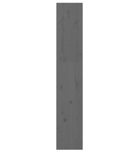 Bücherregal/Raumteiler Grau 60x30x167,5 cm Massivholz Kiefer
