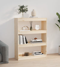 Bücherregal/Raumteiler 80x30x103,5 cm Massivholz Kiefer
