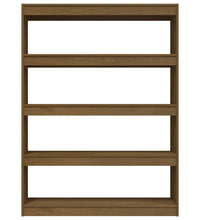 Bücherregal/Raumteiler 100x30x135,5 cm Massivholz Kiefer