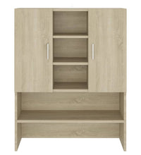 Waschmaschinenschrank Sonoma-Eiche 70,5x25,5x90 cm