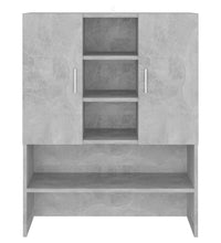 Waschmaschinenschrank Betongrau 70,5x25,5x90 cm