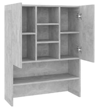 Waschmaschinenschrank Betongrau 70,5x25,5x90 cm