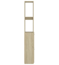 Badschrank Sonoma-Eiche 25x26,5x170 cm Holzwerkstoff