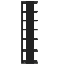 Schuhschrank Schwarz 27,5x27x102 cm Holzwerkstoff