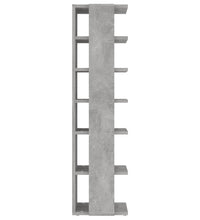 Schuhschrank Betongrau 27,5x27x102 cm Holzwerkstoff