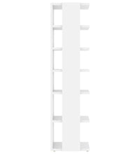 Schuhschränke 2 Stk. Hochglanz-Weiß 27,5x27x102 cm