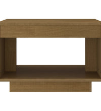 Couchtisch Honigbraun 50x50x33,5 cm Massivholz Kiefer