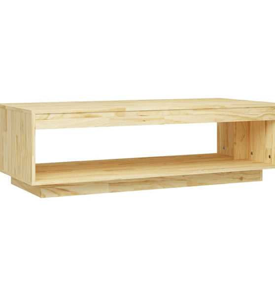 Couchtisch 110x50x33,5 cm Massivholz Kiefer