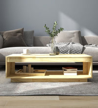 Couchtisch 110x50x33,5 cm Massivholz Kiefer