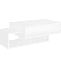 Couchtisch Weiß 105x55x32 cm Holzwerkstoff