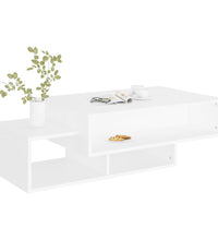 Couchtisch Weiß 105x55x32 cm Holzwerkstoff