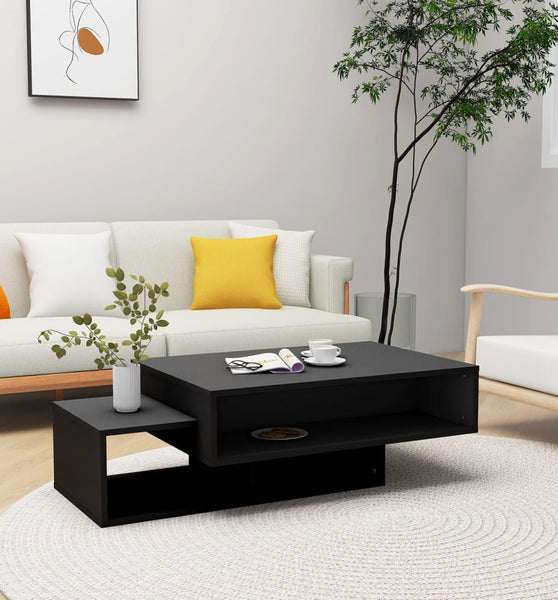 Couchtisch Schwarz 105x55x32 cm Holzwerkstoff