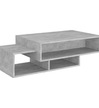 Couchtisch Betongrau 105x55x32 cm Holzwerkstoff