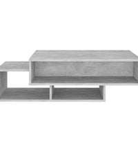 Couchtisch Betongrau 105x55x32 cm Holzwerkstoff