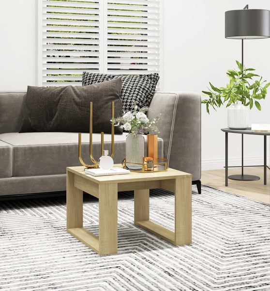 Beistelltisch Sonoma-Eiche 50x50x35 cm Holzwerkstoff