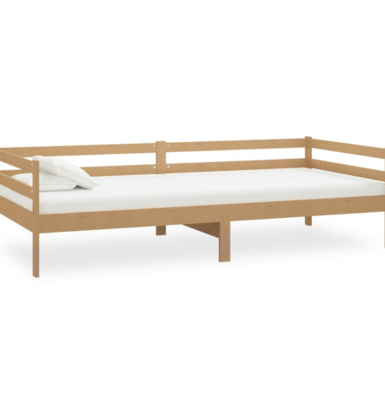 Tagesbett Honigbraun Massivholz Kiefer 90x200 cm