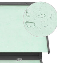 Hühnerstall Grau und Weiß 150x96x110 cm Massivholz Tanne