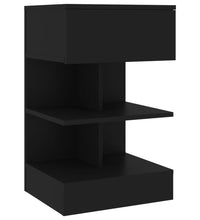 Nachttisch Schwarz 40x35x65 cm Holzwerkstoff