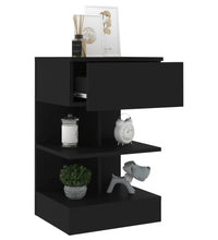 Nachttisch Schwarz 40x35x65 cm Holzwerkstoff