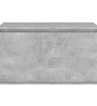 Flurbank 80x40x45 cm Betongrau Holzwerkstoff