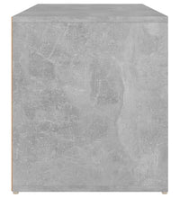 Flurbank 80x40x45 cm Betongrau Holzwerkstoff