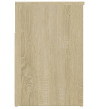 Schuhbank Sonoma-Eiche 80x30x45 cm Holzwerkstoff