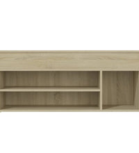 Schuhbank Sonoma-Eiche 105x30x45 cm Holzwerkstoff